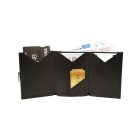 Exentri Black Leather pénztárca