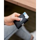 Exentri Black Leather pénztárca