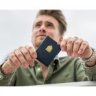 Exentri Blue Leather pénztárca