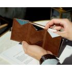 Exentri Hazelnut Leather pénztárca