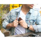 Exentri Hazelnut Leather pénztárca