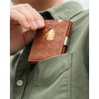 Exentri Sand Chess leather pénztárca