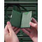 Exentri Green Leather pénztárca