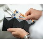 Exentri Mosaic Black Leather pénztárca